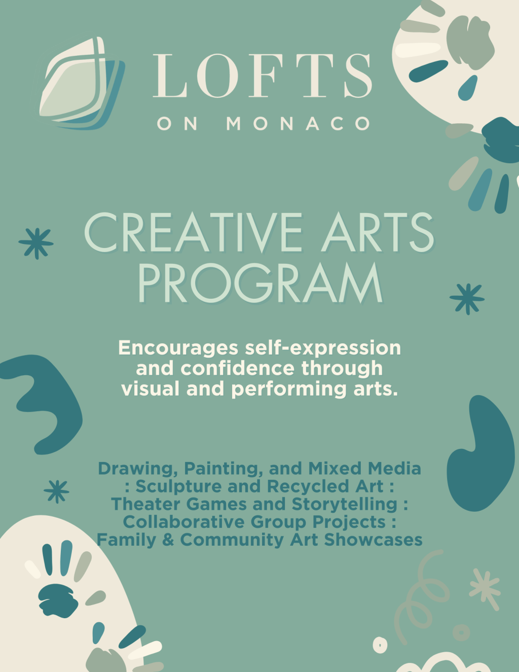 Lofts on Monaco – Creative Arts Program