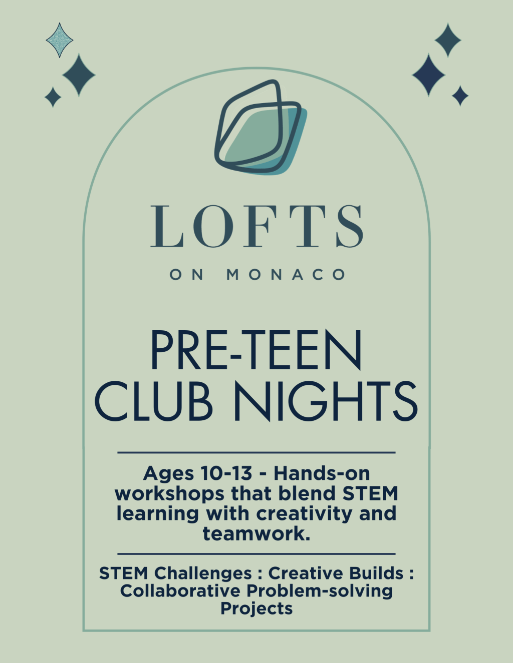 Lofts on Monaco – Pre-Teen Club